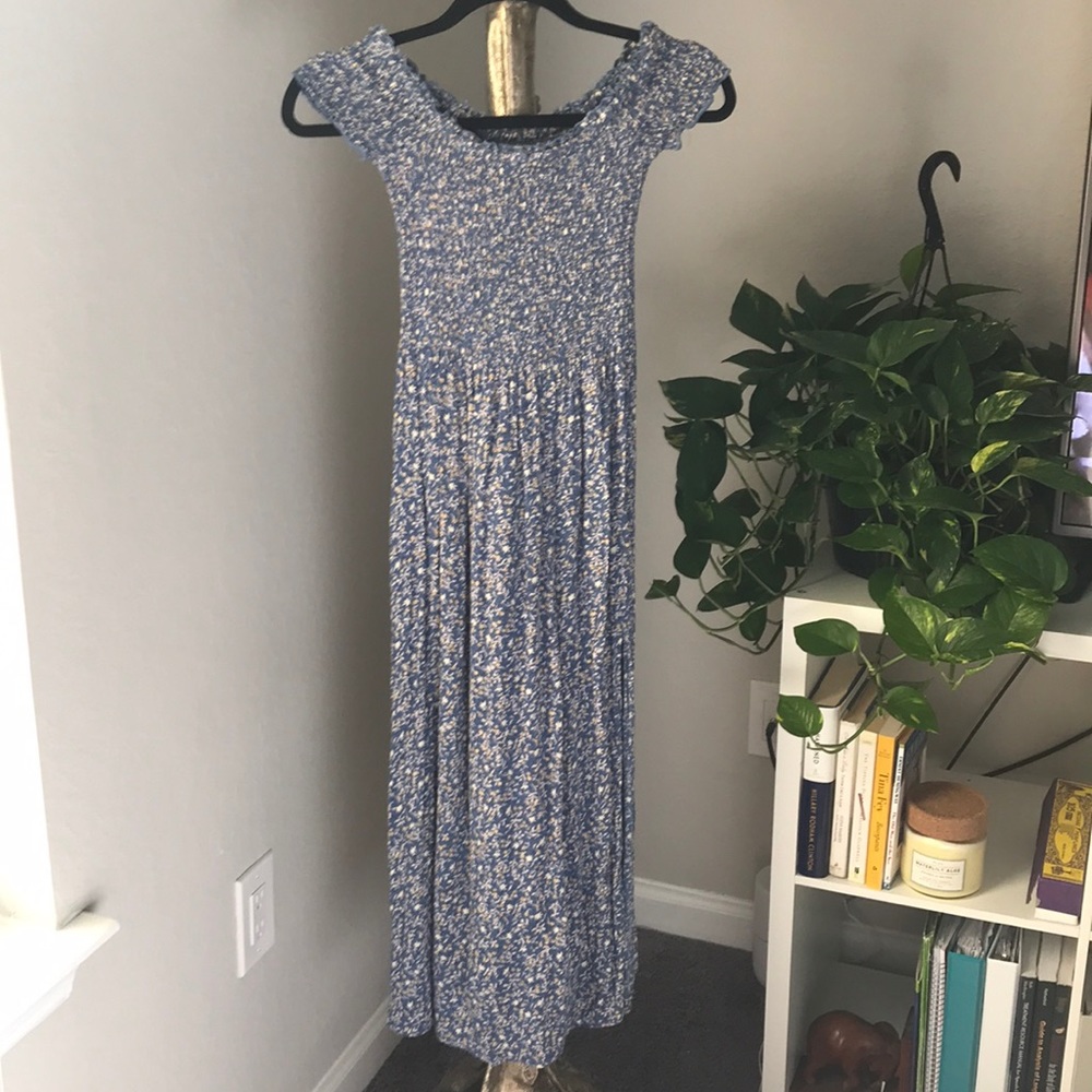 Off the shoulder floral dress